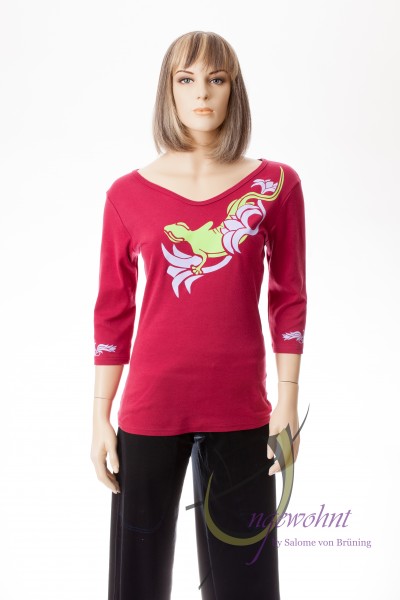 3_4 Arm Shirt Echse über die Schulter-Copy